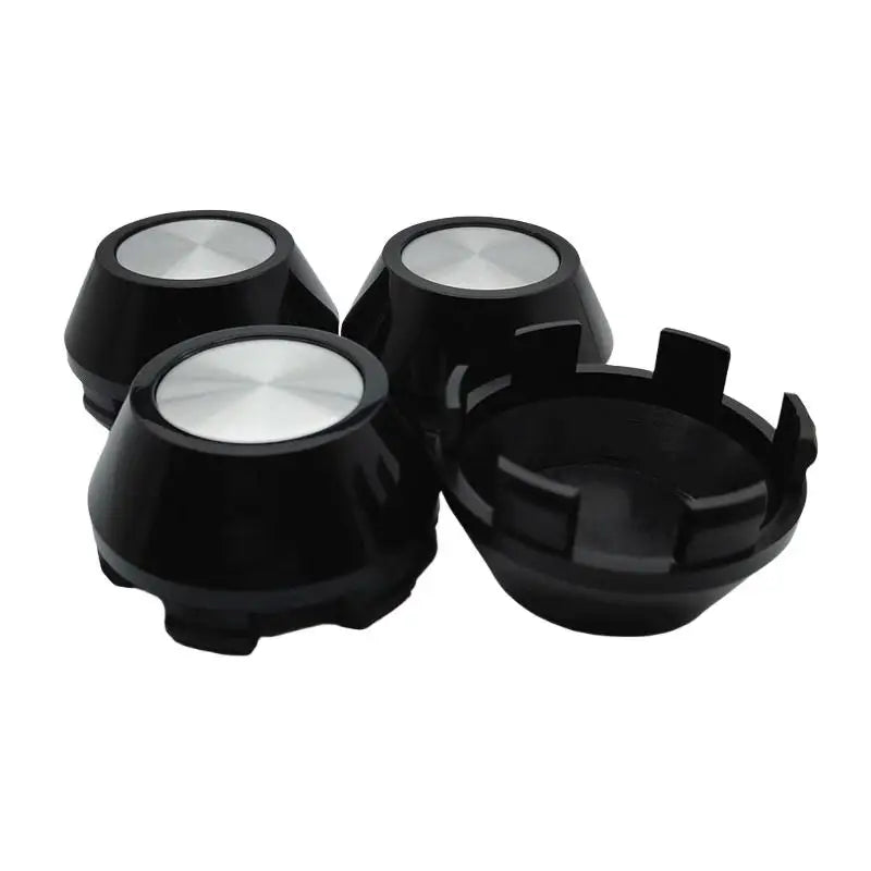 4Pcs For Nissan Mazda Accessories 64mm Car Wheel Center Caps With Solid Logo Emblem Logo Rim Hubcap Cover Oasis Select Black Silver