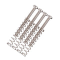 4Pcs Guitar Humbucker Pickup Screws And Springs M3*30MM In Chrome Black Or Gold For Electric Guitar Accessories Oasis Select Chrome