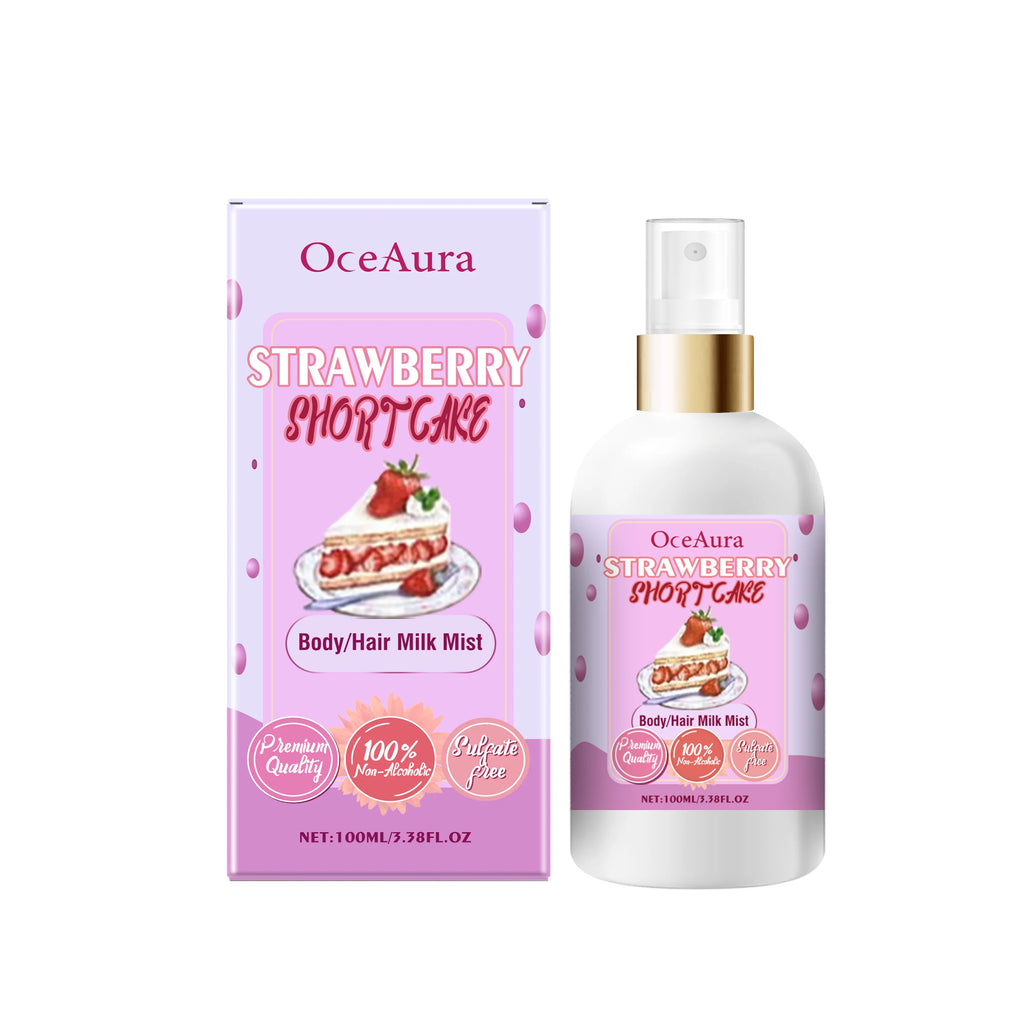 OceAura Body & Hair Mist – Moisturizing Firming Spray 100ml Body & Hair Mist Oasis Select Strawberry Shortcake