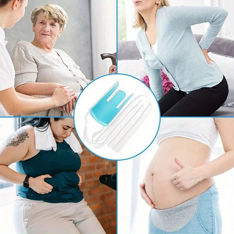 No Bending Required Easy-On Sock Aid Tool - Durable ABS Ergonomic Handle for Seniors, Disabled, Pregnant Women & Diabetics Oasis Select