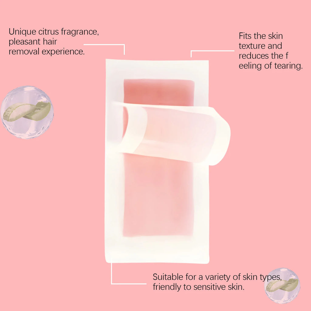 Hair Removal Wax Strips Painless Bikini Chin Upper Toes Legs Underarm Arm Depilation Patch Summer Unisex Facial Body Beauty Tool Oasis Select