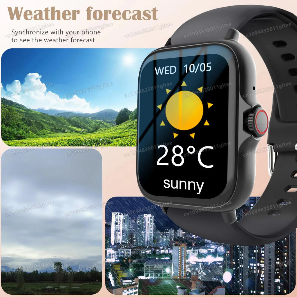 Smartwatch Sports Music Control Phone Call Pedometer Men Smart Watch For Women Health Calories Message Alerts For Phone Android Oasis Select