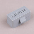 10-Hole CR2032/CR2025 Battery Box Coin Cell Battery Storage Case Portable Batteries Protective Holder Small Battery Organizer Oasis Select Gray