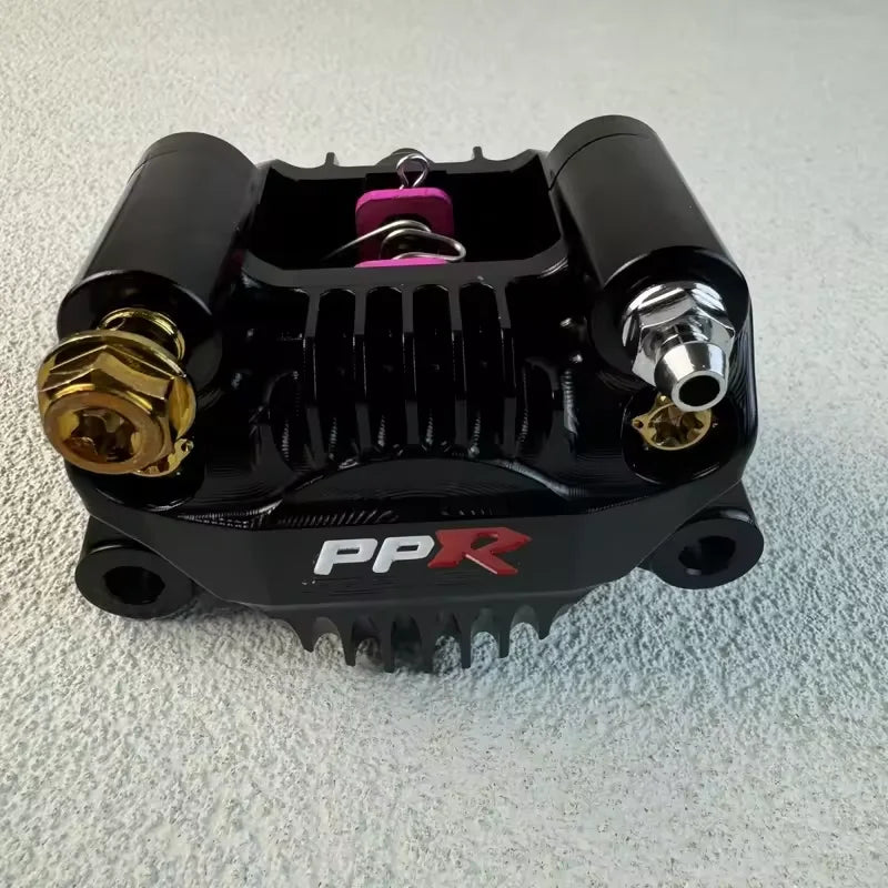 PPR radiation heat dissipation small crab caliper modification rear wheel disc brake caliper sintered brake pad assembly Oasis Select black