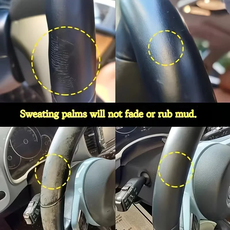 Black Gloss Plastic Component Polishing Paste Automotive Interior Seat Repair Wax for Steering Wheel Oasis Select
