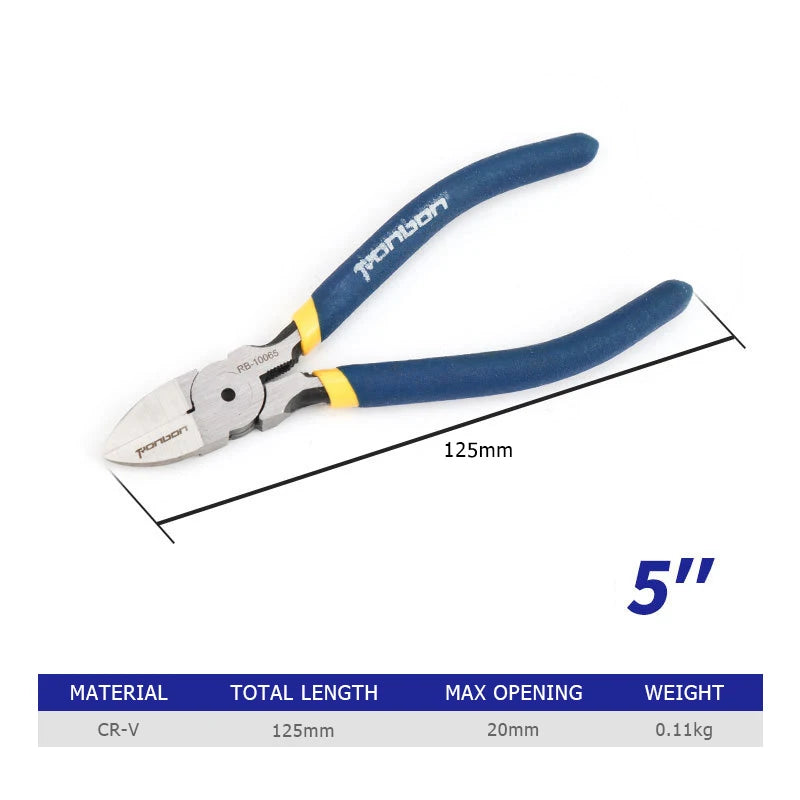 Zimir 5/6/7" Diagonal Cutting Pliers – Wire Stripper & Cutter Diagonal Cutting Pliers Oasis Select 5 Inch