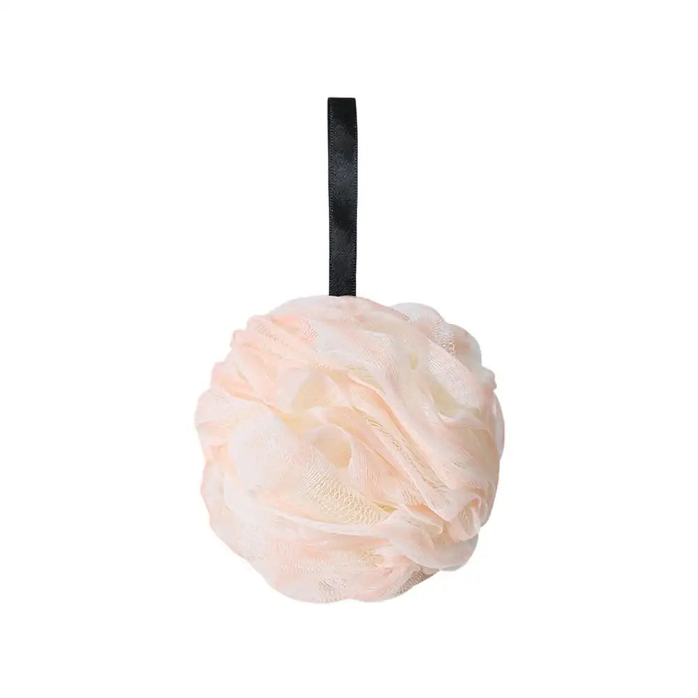 Bath Ball Rich Bubble Bath Towel Scrubber Body Cleaning Mesh Shower Wash Sponge Bathroom Shower Mesh Sponge Accessories Oasis Select Light Pinks 1PC