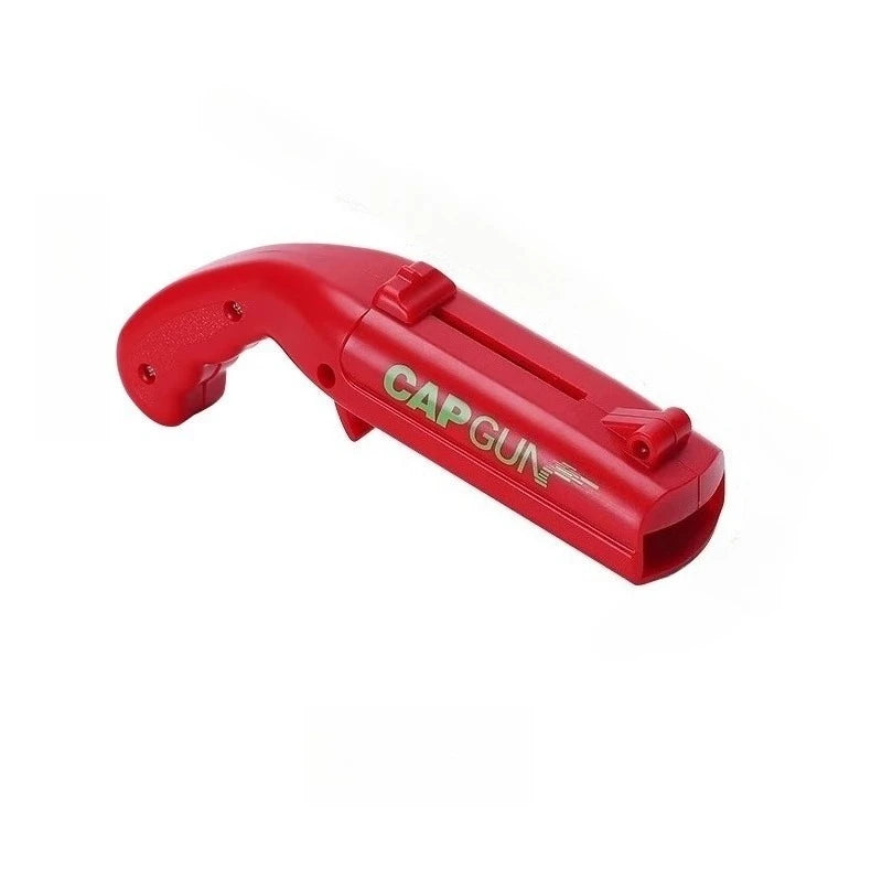 1pc Funny Cap Gun Bottle Opener, Perfect for Home Bars, Parties & Wedding Gifts, Cap Gun For Men, Beer Bottle Opener Oasis Select Red