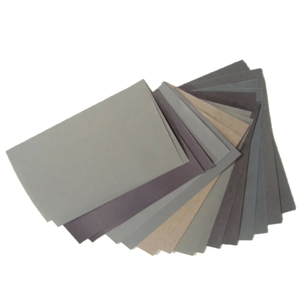 15Pcs/Set Sandpaper 400 600 3000 800 1000 1200 1500 2000 2500 Grit Sand Paper Water/Dry Sanding Paper Abrasive Tools Oasis Select