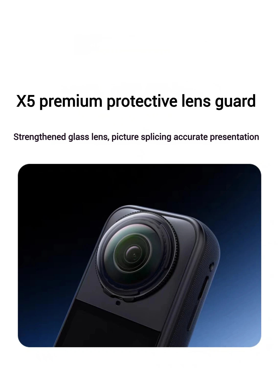 Optical Glass Lens Protector for Insta360 X5 | 9H AR Coated