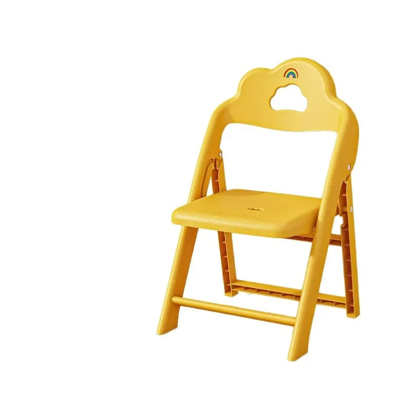 Portable folding back chair Plastic small stool Thickened chair Baby low stool Children's small bench Oasis Select