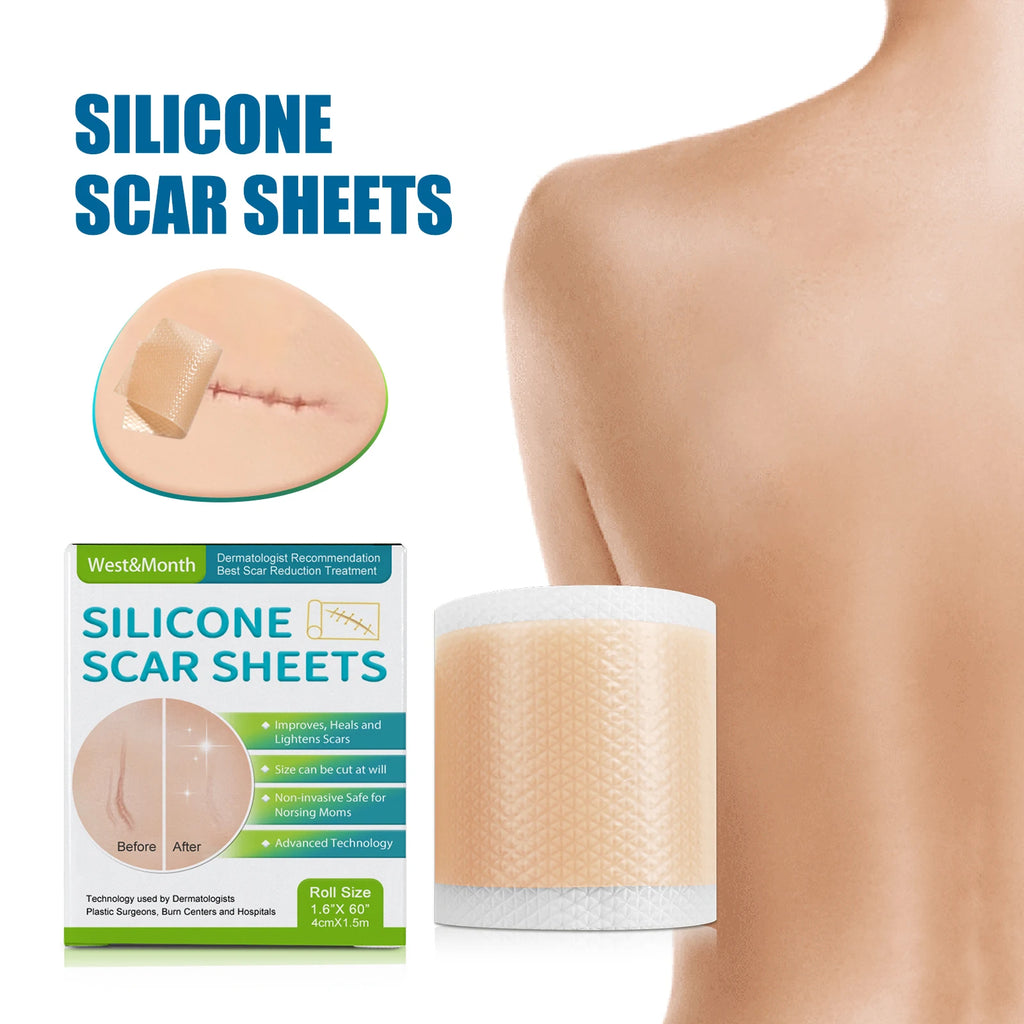 Silicone Scar Sheets Roll 4cm×150cm | Self-Adhesive Scar Tape Silicone Scar Tape Oasis Select 2BOXED