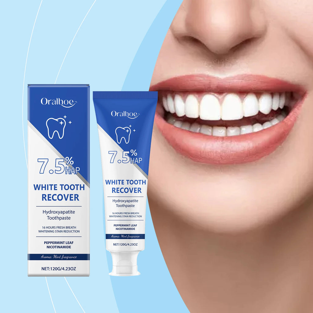 Hydroxyapatite Tooth Brighten Toothpaste Cleaning Oral Hygiene Dental Bleach Remove Plaque Freshen Breath Tooth Whiten Product Oasis Select