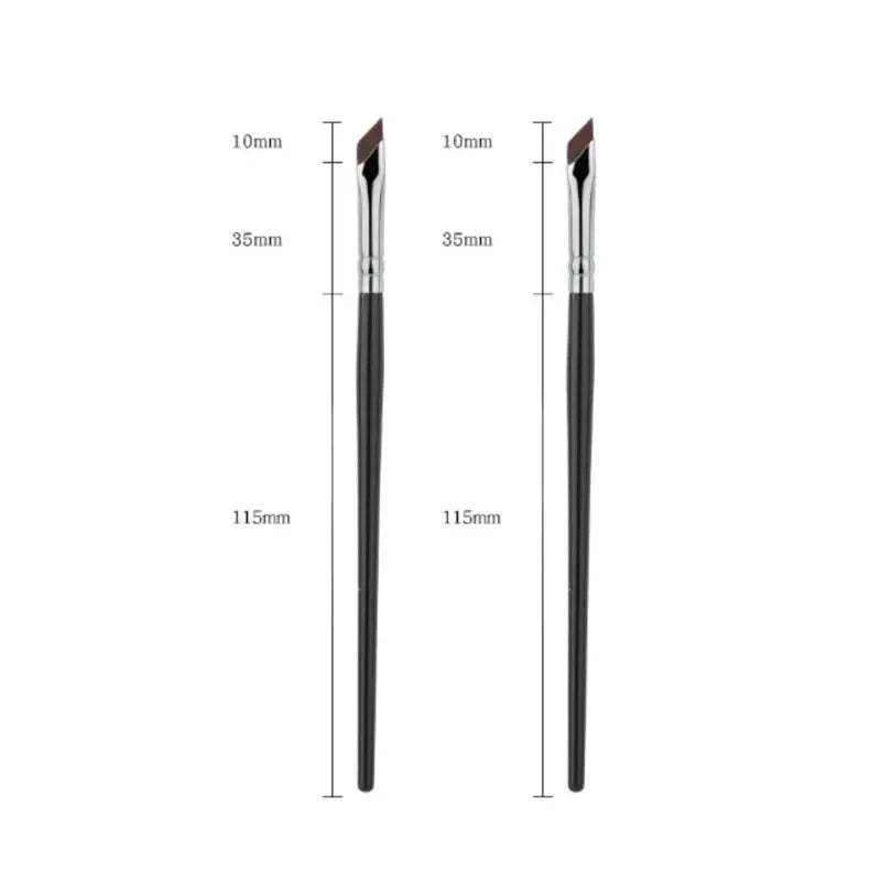 1/2/3/5pcs Ultra-Thin Eyeliner Brush Angled Eyebrow & Precise Detail Brush For Winged Liner And Under Eye Makeup Applicati Oasis Select big 2pcs