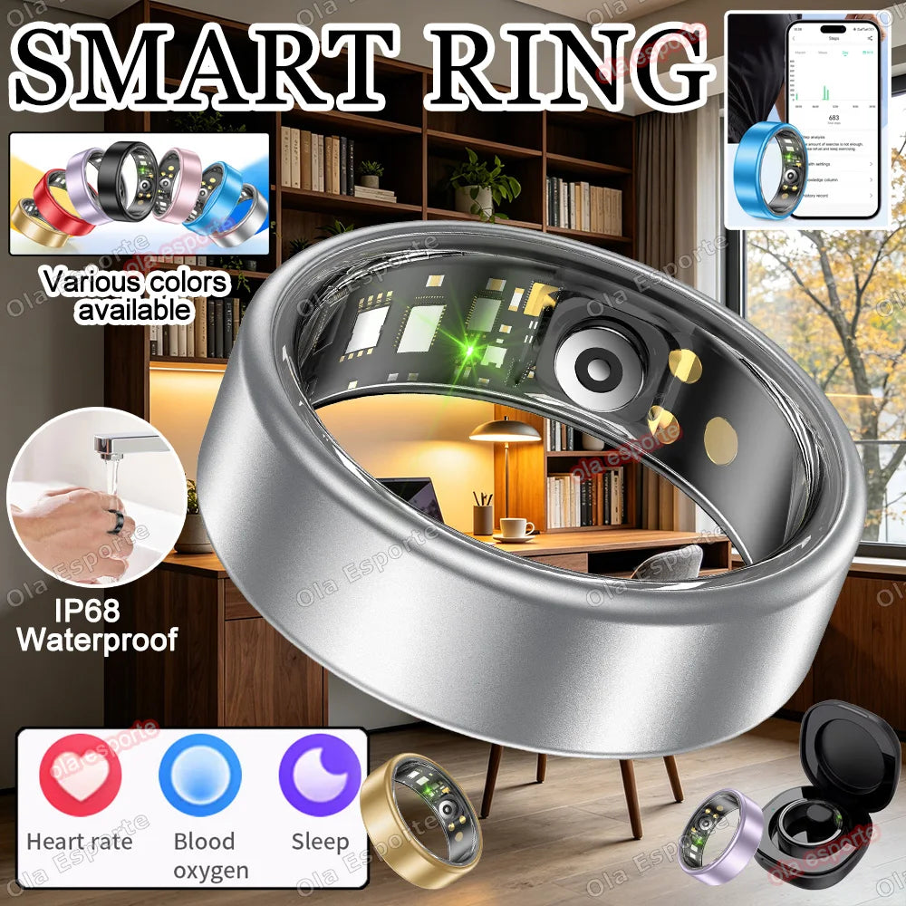 Ola Esporte Smart Ring – Heart Rate, SpO₂ & Sleep Tracker