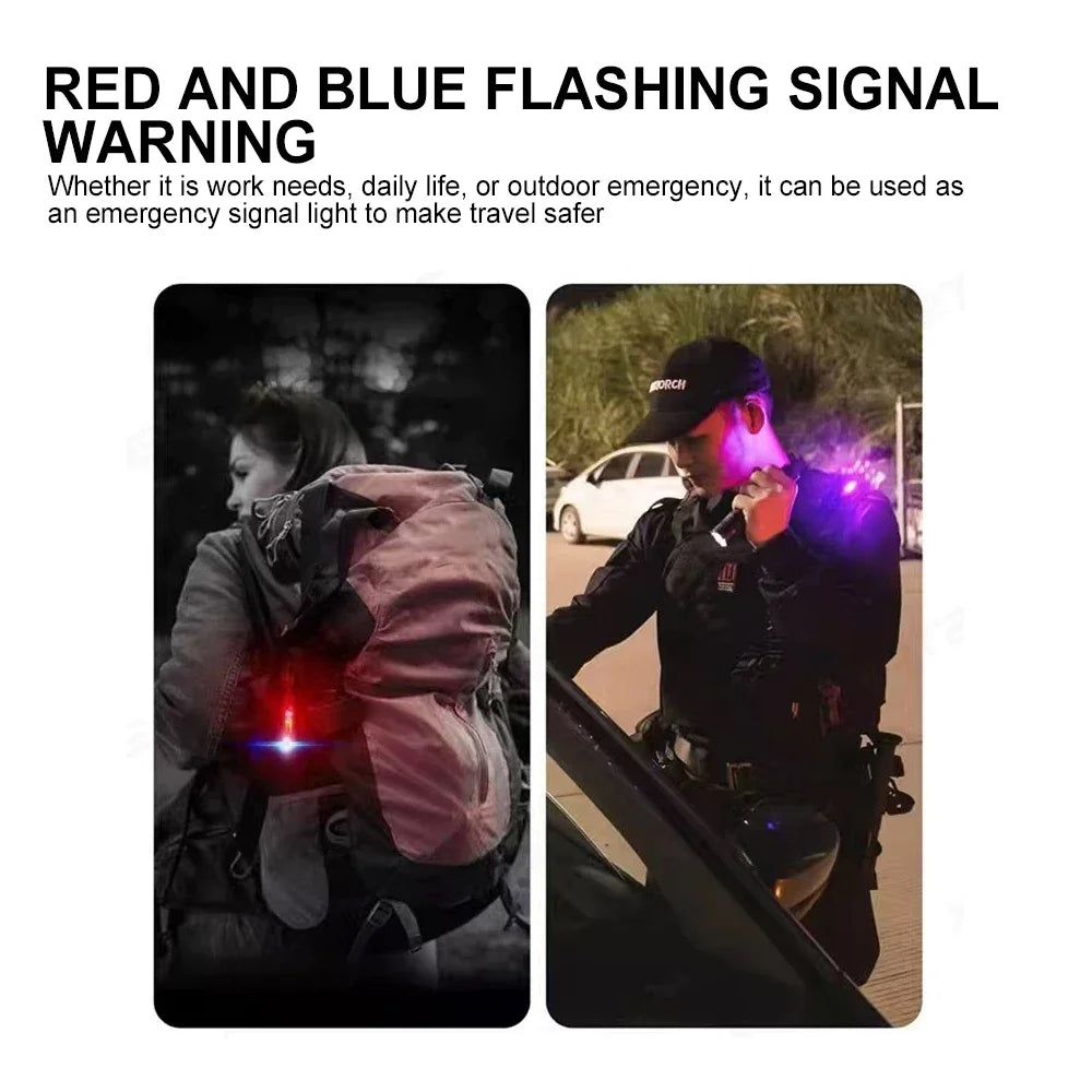 Portable Keychain Multi-Function Rechargeable Emergency Flashlight for Outdoor Mini Flashlight for Outdoor Camping Hiking Light Oasis Select