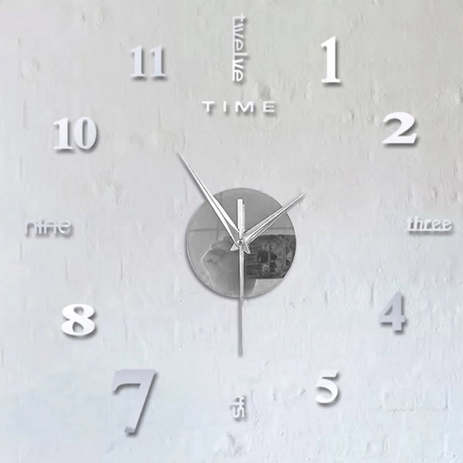 2024 New Creative Wall Clock Living Room DIY Wall Sticker Clock Mute Wall Clock Home Decorate Wall Digital Clock Needle Watch Oasis Select