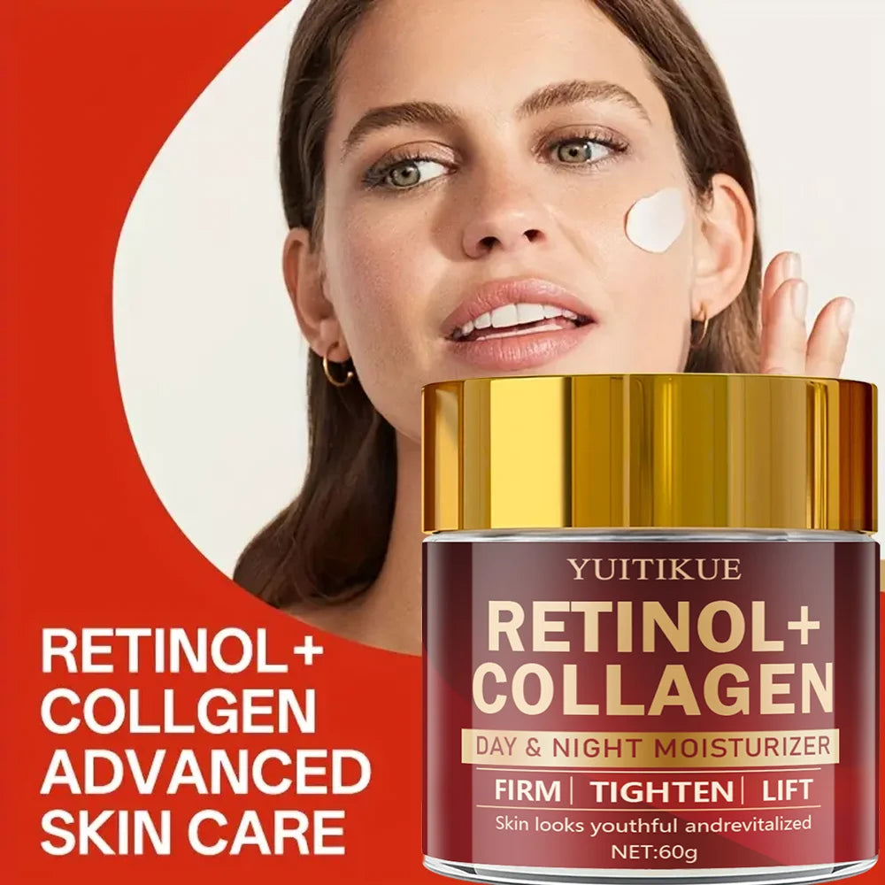 Retinol Collagen Cream 60g – Anti-Aging Day & Night Moisturizer