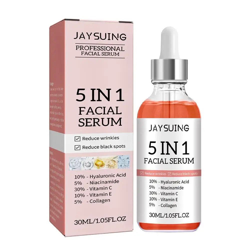 5-in-1 Vitamin C & Hyaluronic Acid Face Serum 30ml Face Serum Oasis Select 30ml China