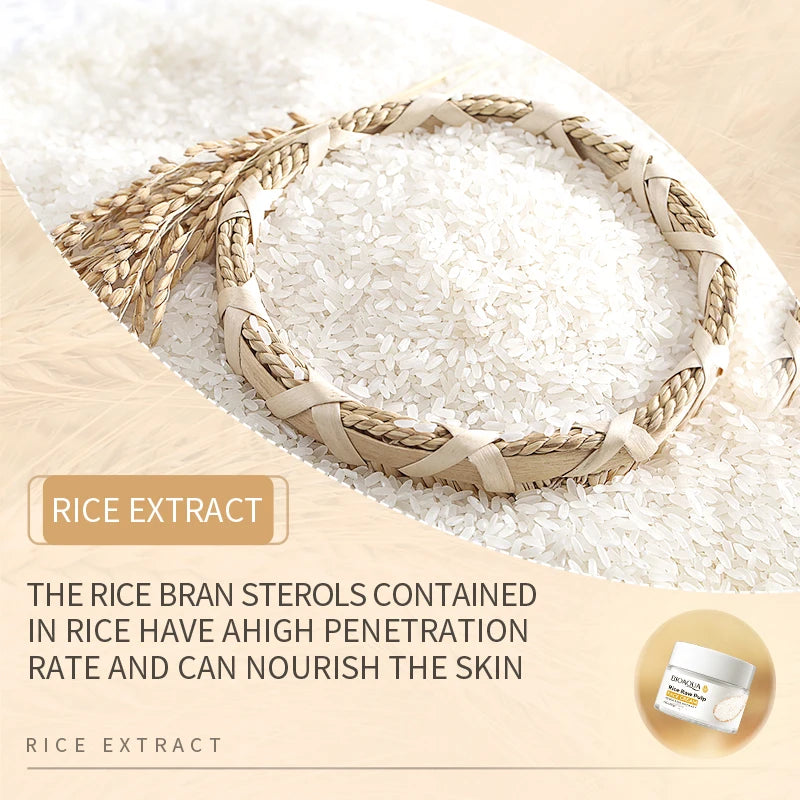 BIOAOUA Rice Puree Face Cream – Hydrating & Brightening 50g