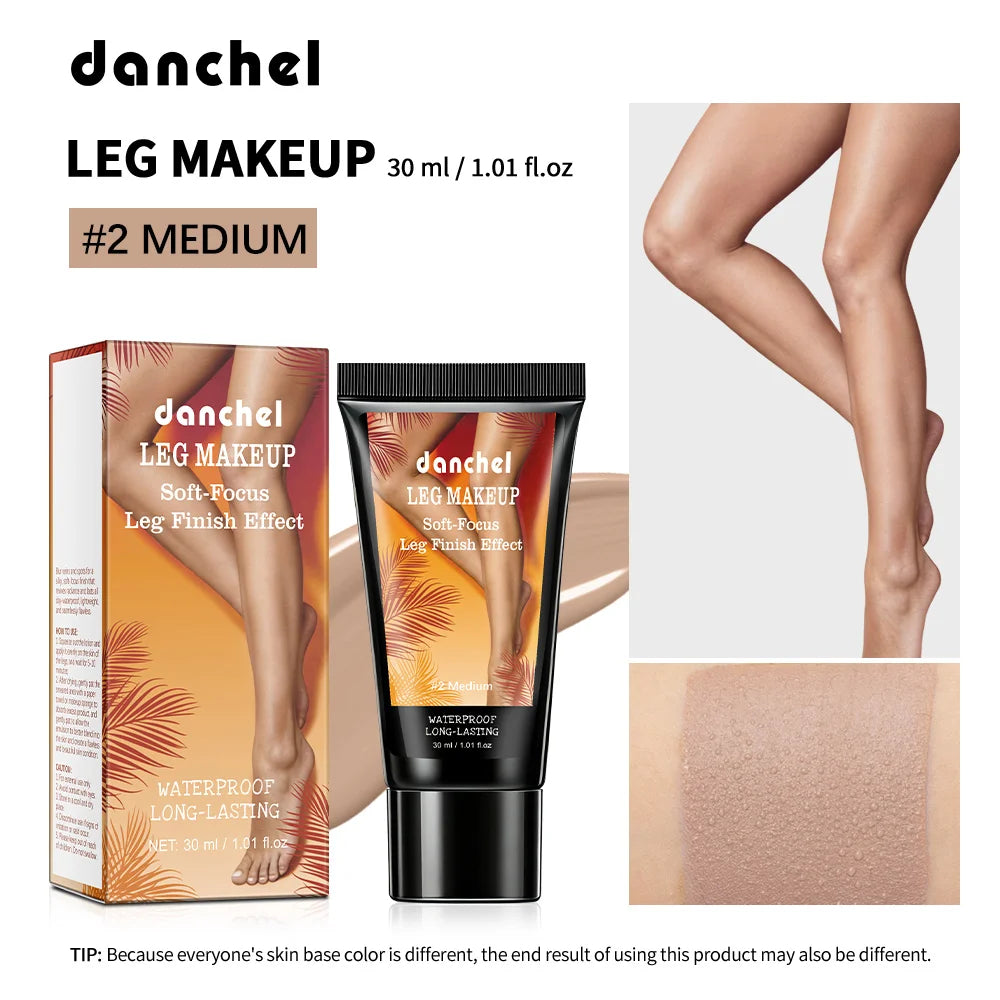 100ml Leg Makeup Long-lasting Waterproof And Anti-Transfer Concealer Even Skin Tone Wheat Tan Brown Liquid Foundation Oasis Select 30ml Medium