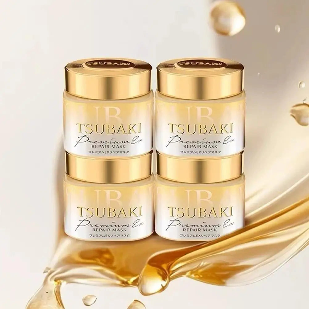 Japan TSUBAKI Premium Repair Mask - SPA Class Hair Care Experience, High Penetration Essence To Improve Frizz Repair Damage Care Oasis Select