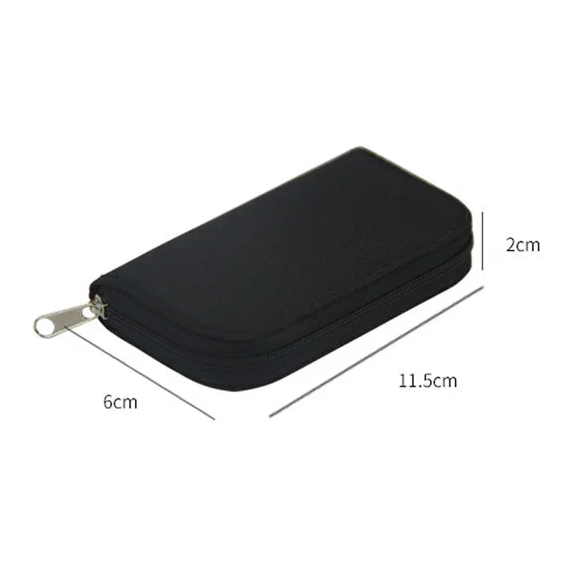 1PC Memory Card Storage Bag Carrying Case Holder Wallet 22 Slot For CF/SD/ /SDHC/MS/DS Memory Card Box Bank Card Box Card Bag Oasis Select