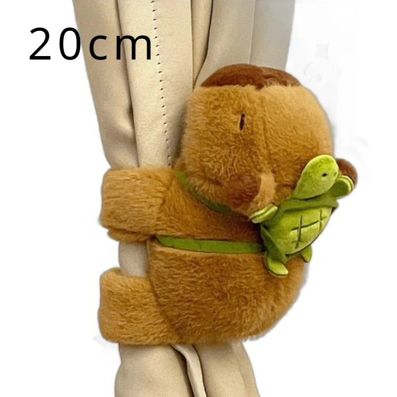 1-10PCS Snap Circle Kapybara Wrist Accessory Doll Doll Water Dolphin Cute Plush Toys Curtains Bicycle Car Party Decorations Oasis Select