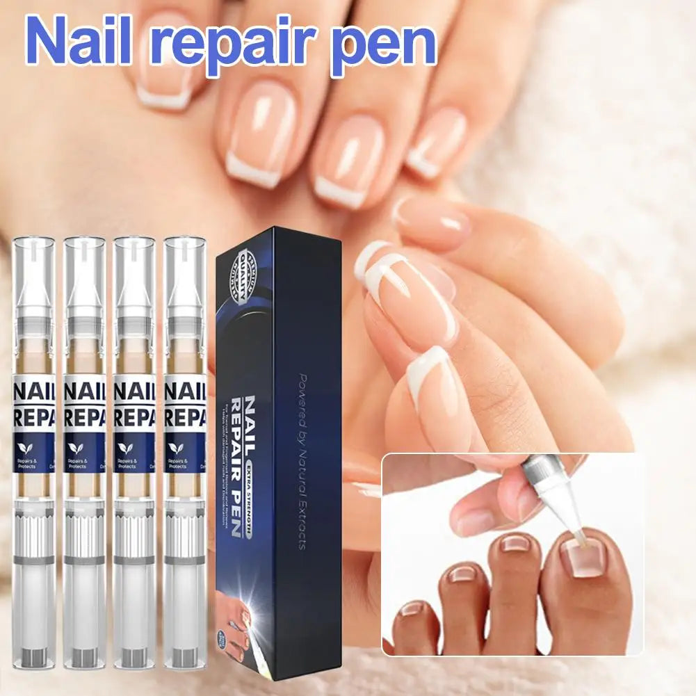 Nail Repair Essence Pen Set 4 Pcs – Undecylenic Acid Formula Nail Repair Pen Oasis Select
