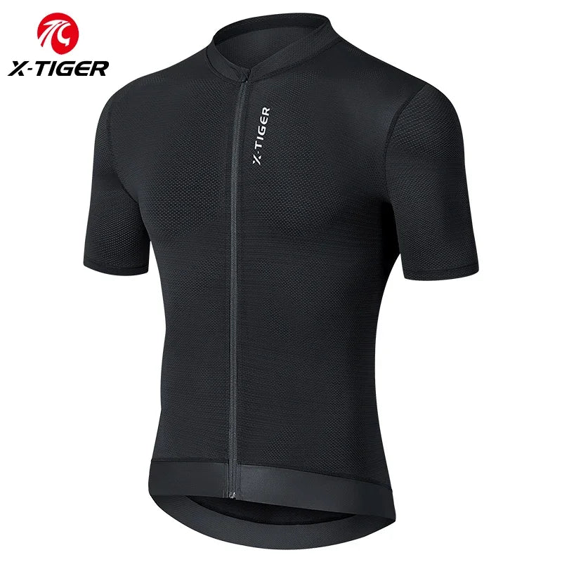 X-TIGER Cycling Jersey Men Women High Quality Cycling jerseys Breathable Slim Fit Short Shirt SPF 50 MTB Road Bike Jersey Oasis Select XM-DY-38001 M