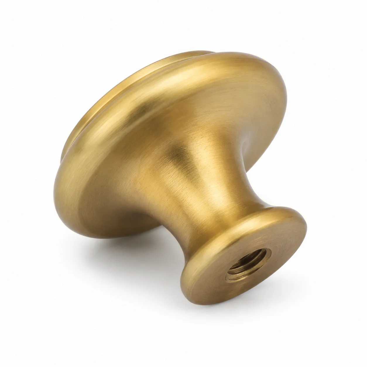 8pcs Golden round Single Hole Cabinet Drawer Pull Handle Small Simple Design Furniture Handle for Wardrobe Cabinet Oasis Select