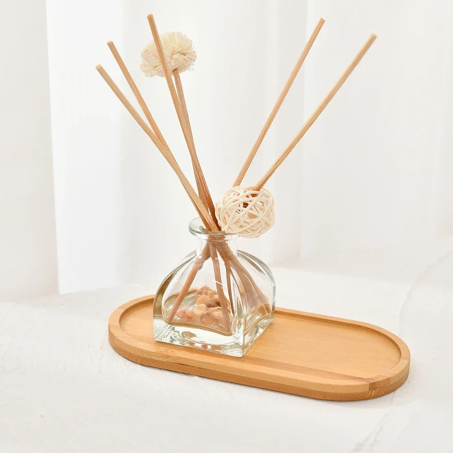 Wooden Bamboo Vanity Tray – Countertop Organizer for Bathroom Vanity Organizer Tray Oasis Select