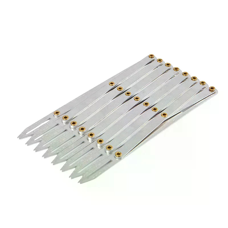 Buttonhole Spacer Expanding Crafting Guide Rule Sewing Gauge Equidistant Measuring Marking Tool for Grommet Button Holes Oasis Select
