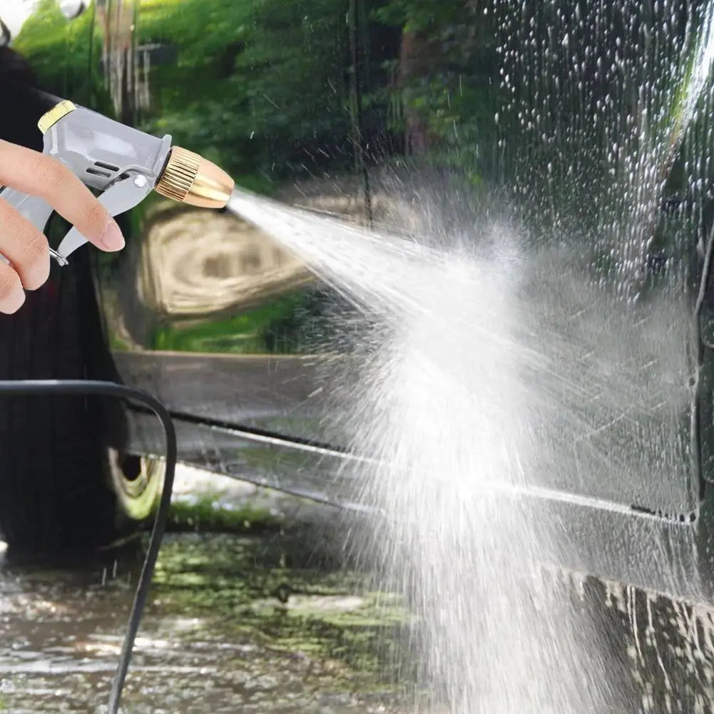 High Pressure Water Spray Gun – Brass Nozzle Garden Hose Sprayer