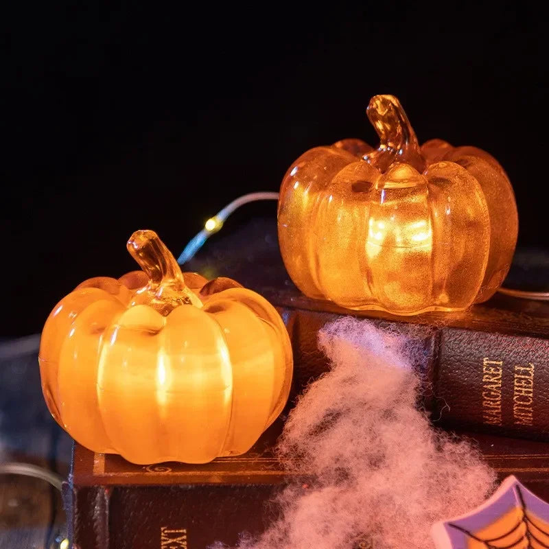 LED Light-Up Pumpkin Lantern | Halloween Tabletop Decoration