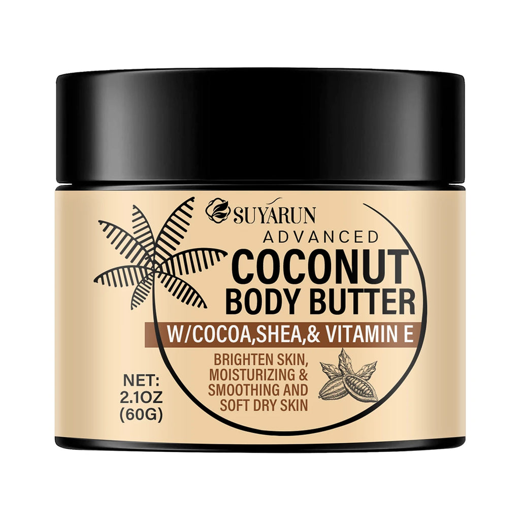 SUYARUN Coconut Oil Moisturizing Cream | 24Hr Skin Hydration Face Moisturizing Cream Oasis Select 60g