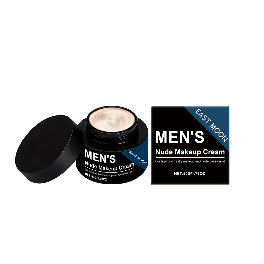 Men's Nude Makeup Cream Brightening Bb Cream for Men Oil Control Concealer Foundation for Natural No-Makeup Look Lazy Makeup Oasis Select 50g boxed