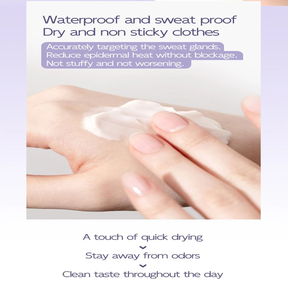 Underarm Antiperspirant Deodorant Cream, Providing All-day Sweat Control, Odor Suppression, and Sweat and Odor Prevention. Oasis Select