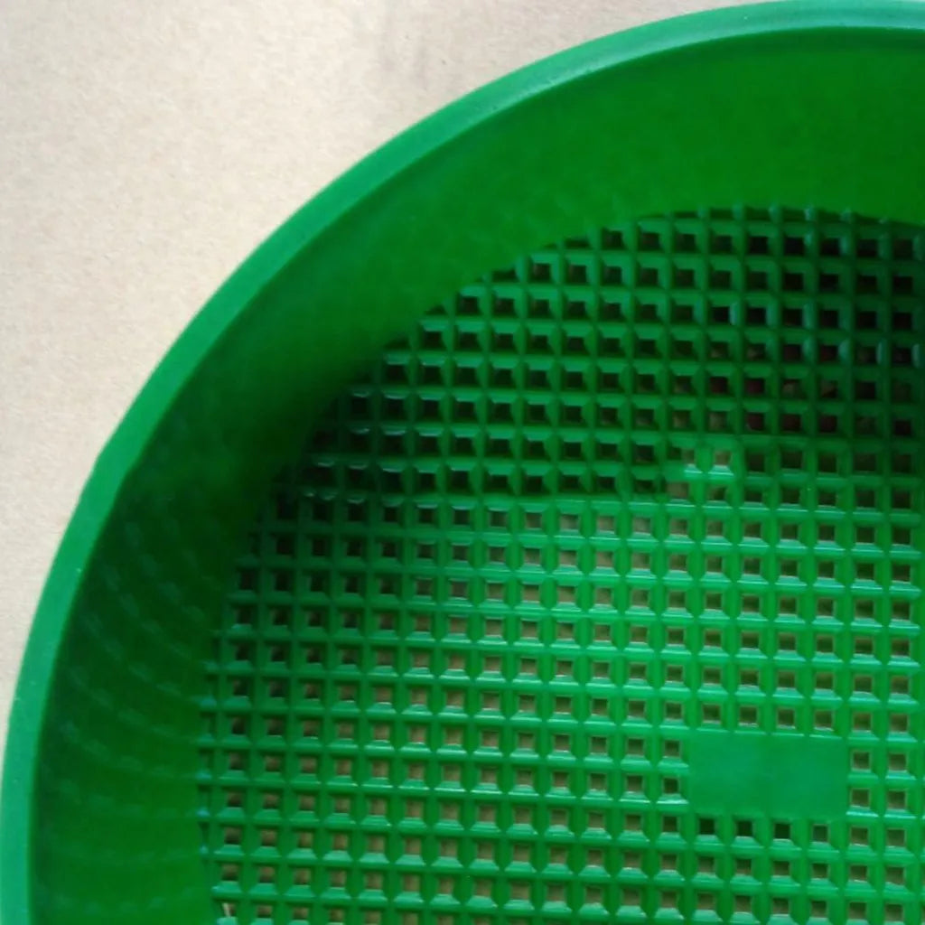Plastic Garden Sieve Home Garden Tool Fine Mesh Soil Sieve Mining Sand Sifter Potting Sieve for Plant Soil Stone Sifting Oasis Select