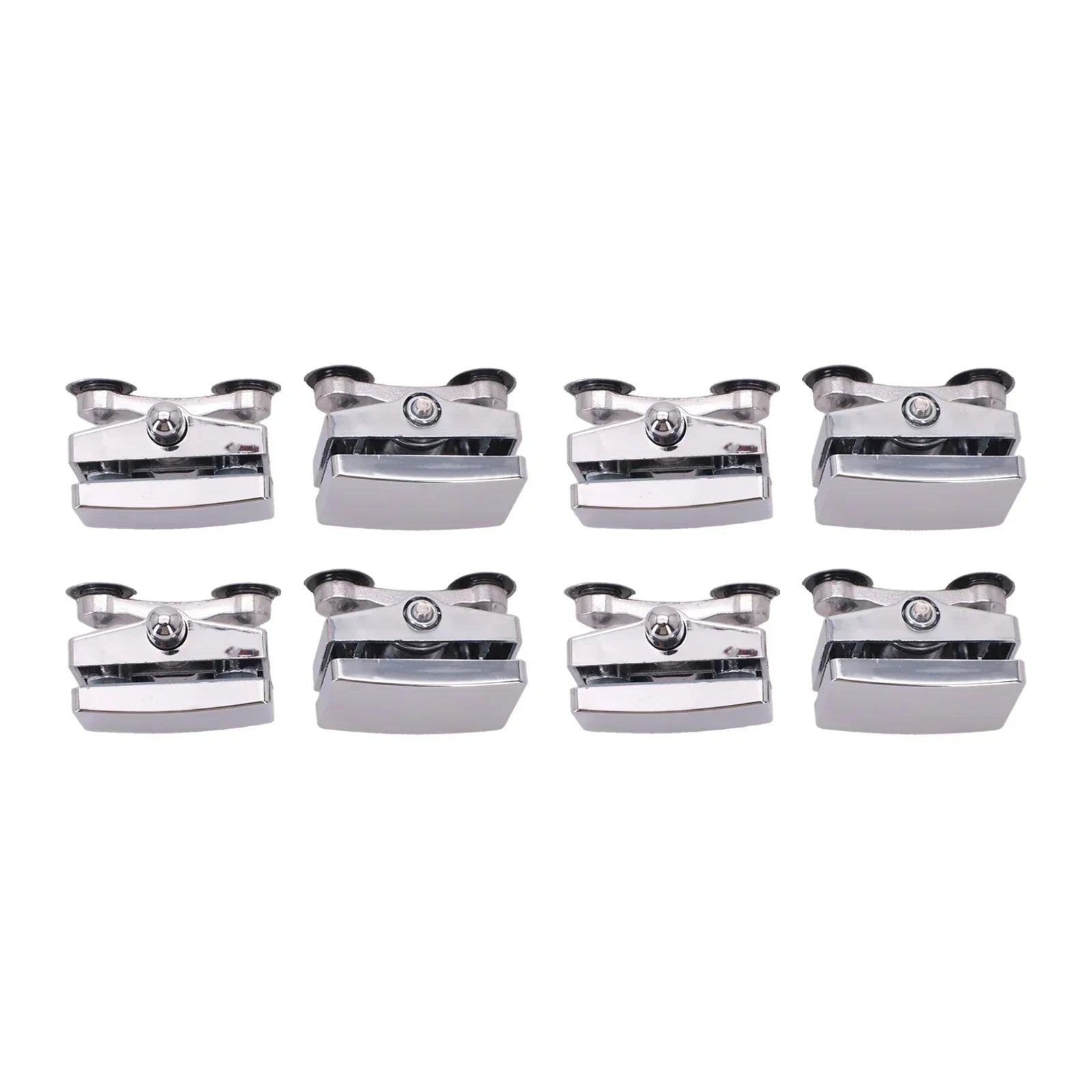 ABS Door Hardware Sliding Door Pulleys Silent Sliding Mechanism Smooth Operation Versatile Compatibility Chrome Oasis Select