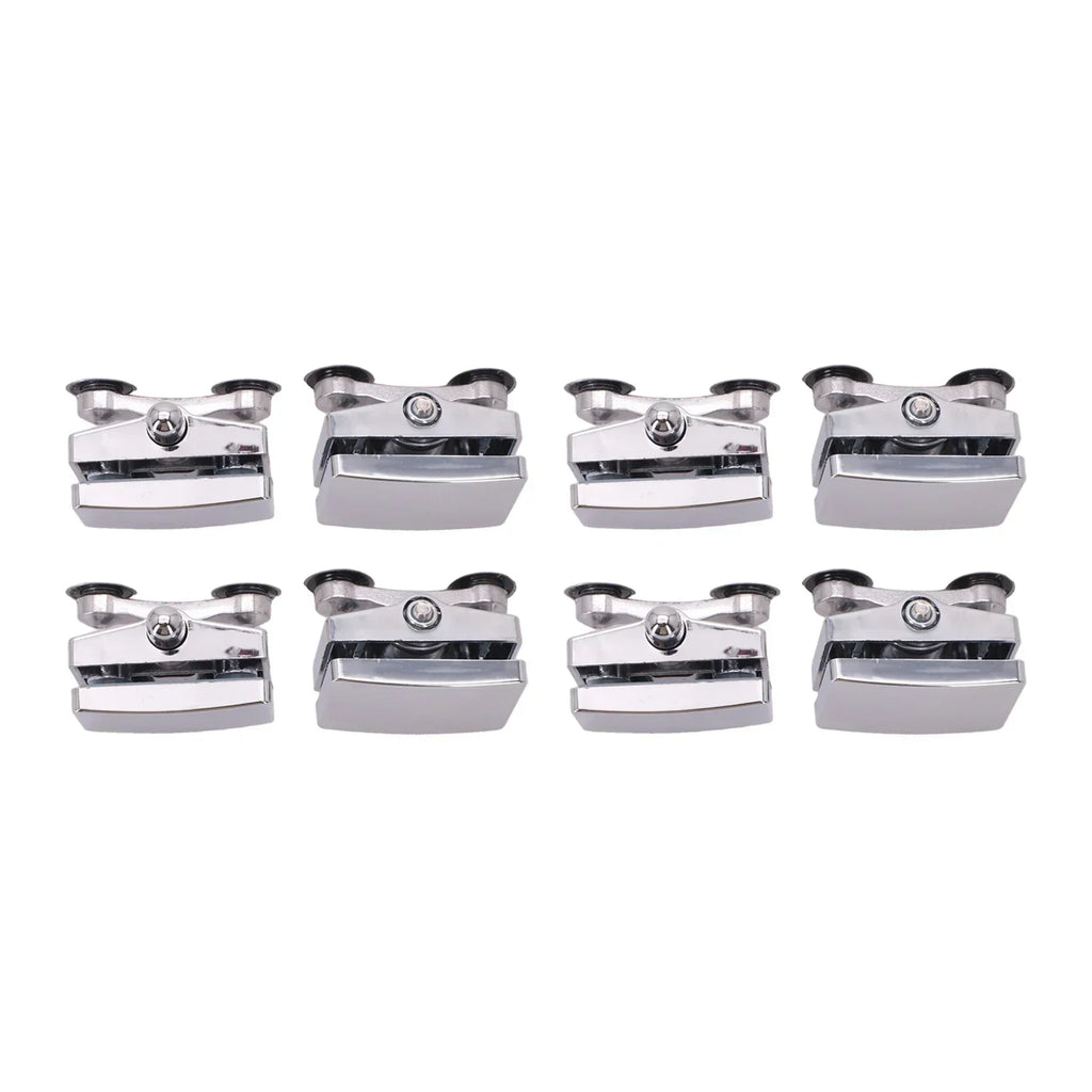 ABS Door Hardware Sliding Door Pulleys Silent Sliding Mechanism Smooth Operation Versatile Compatibility Chrome Oasis Select