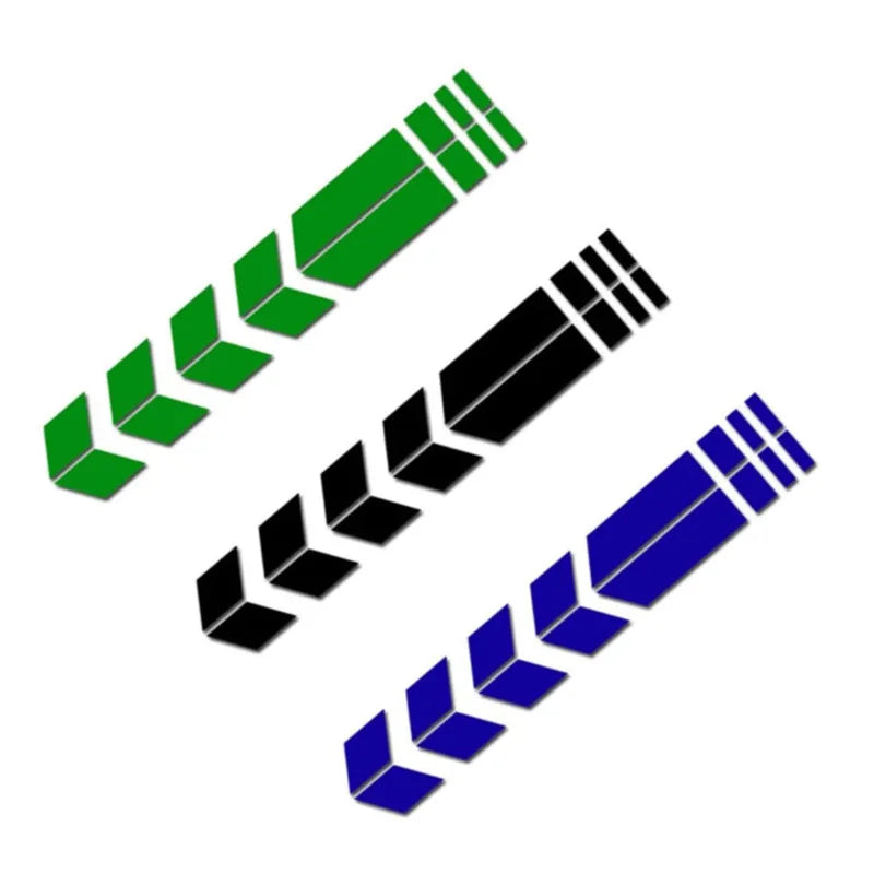 Motorcycle Mudguard with Reflective Tape Car Safety Warning Label Strip Motorcycle Bicycle Sticker Oasis Select mix 3pcs 1