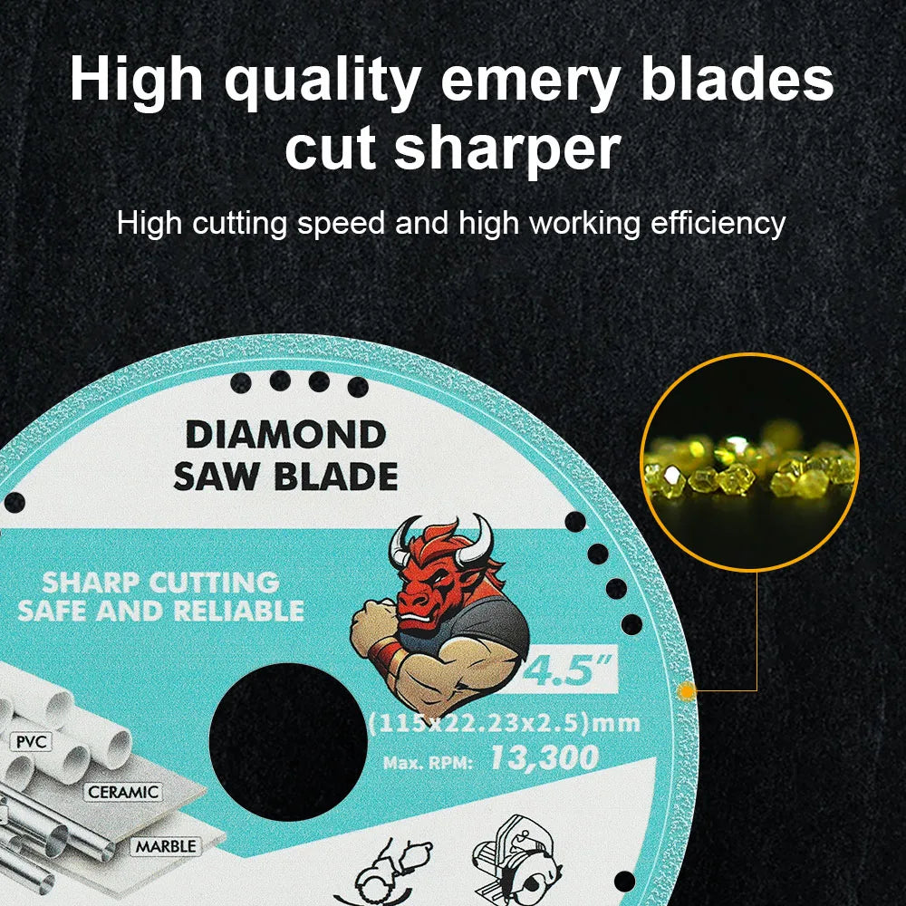 JUSTINLAU Diamond Stainless Steel Multifunctional Cutting Disc tile Marble Jade Ceramic Saw Blade Sharp No Chipping Oasis Select