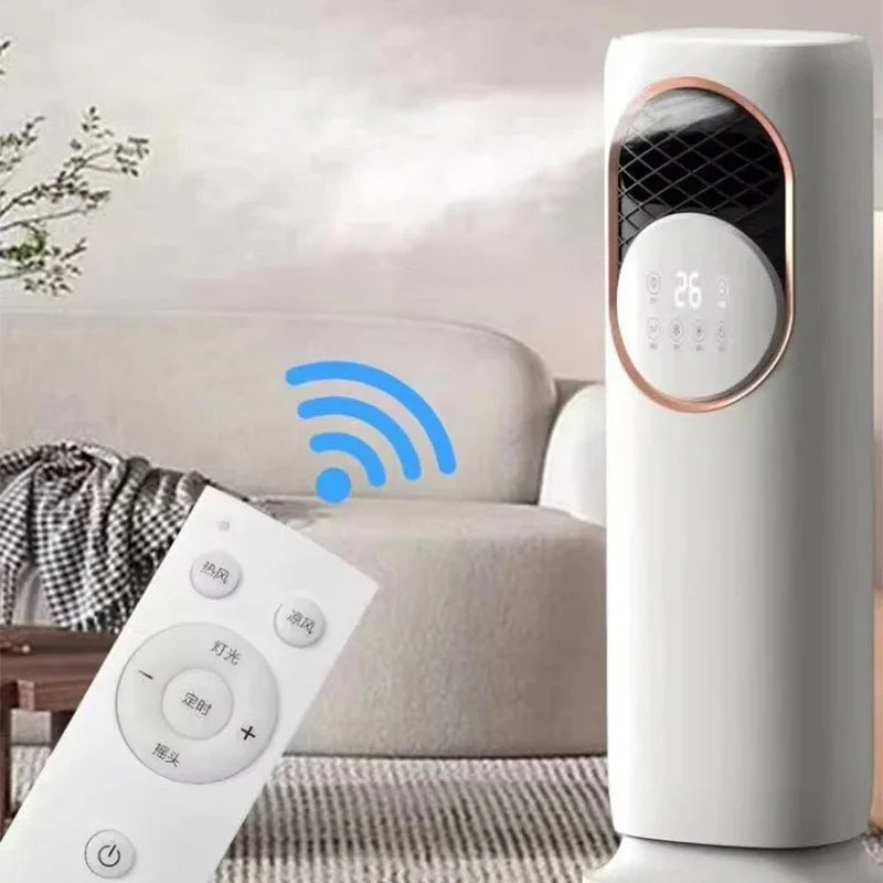 2-in-1 Mist Fan & Heater | Portable 220V Evaporative Air Cooler