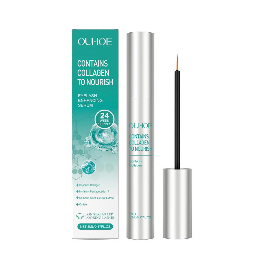 Eyelash Enhancing Serum Growth Treatment Natural Curl Lengthening Fuller Thicker Nourishing Repair Eyebrow Lashes Longer Essence Oasis Select 5ml