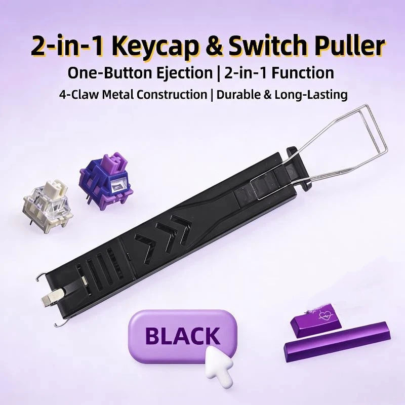 2 In 1 Keycaps Puller Accessories Unloading For Gaming Keyboard Switches Remover Button Extractor Tool Oasis Select