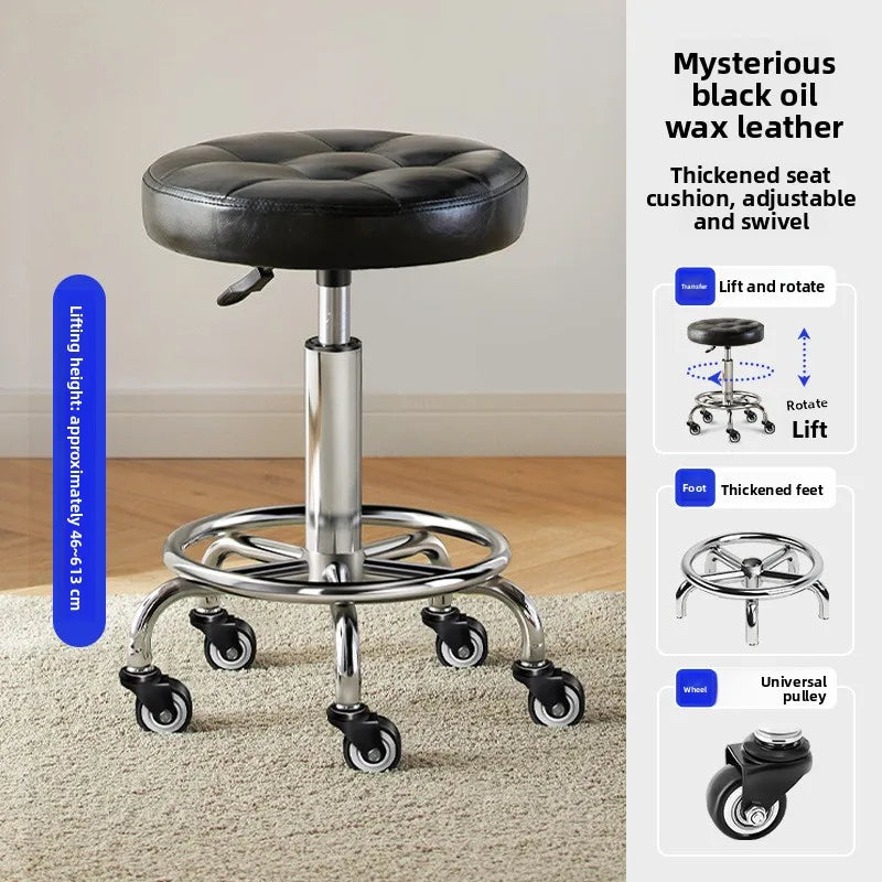 Makeup Stool Writing Study Chair Laboratory Pulley Office Chair Computer Chair Lifting Desk Chair Oasis Select 8