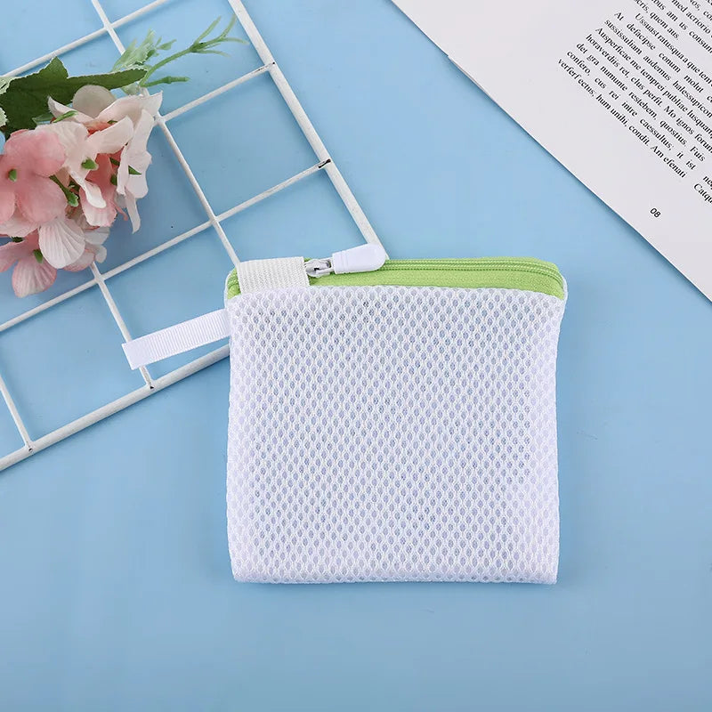 Thickened Polyester Mesh Laundry Bag Mini Multi-Function Laundry Bag Bra Lingerie Socks Laundry Basket Washing Machine Sorting Oasis Select