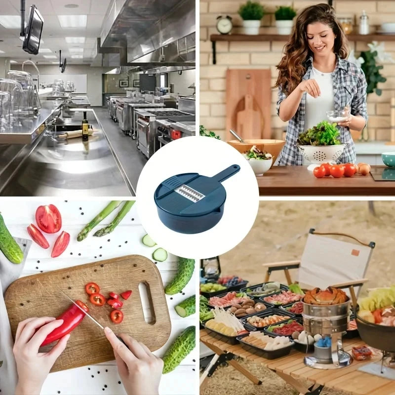 9 in 1 Vegetable Cutter Multi-Functional Potatoes Manually Cut Shred Slicer Grater Kitchenware Acceesories Tools Oasis Select