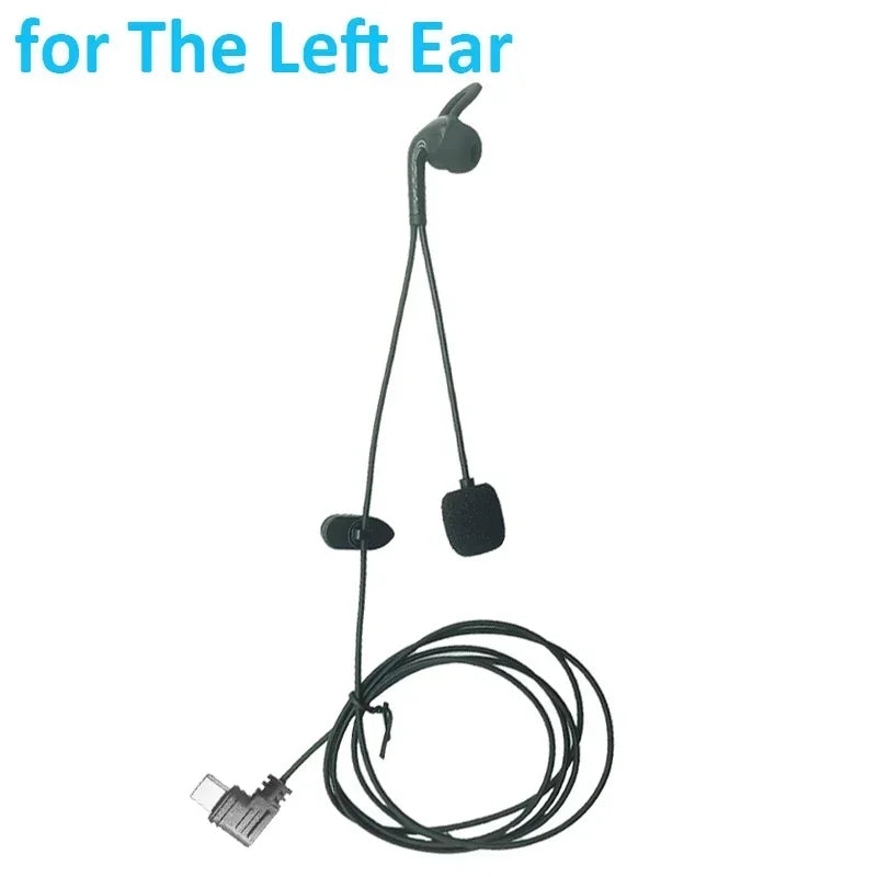 For EJEAS V4 Plus/V6PRO+ Motorcycle Helmet Bluetooth Intercom Type-C Interface In-Ear Headphones Optional left and right ears Oasis Select Left Earphone